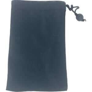 Scosche Bag Black 4.5 x7" Draw String Leather Velvet Interior Carry Case Devices